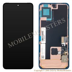 Displejs Google Pixel 8 ar Skārienjūtīgo stiklu un apkart ramiti (Service pack)