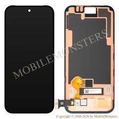 Displejs Google Pixel 9 ar Skārienjūtīgo stiklu (Service pack) Melns