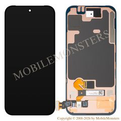 Displejs Google Pixel 9 Pro ar Skārienjūtīgo stiklu (Service pack) Melns
