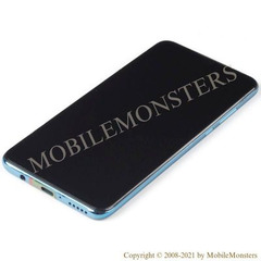 Lcd Huawei P30 Lite (MAR-LX1A) with Touchscreen, lens and front frame Blue 