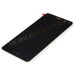 Дисплей Huawei Y6 (2017) (MYA-L41) с Тачскрином и Стеклом Чёрный