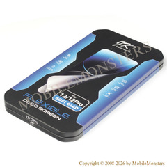 Displejs iPhone 12 Pro (A2407) JK Soft Oled Kopija, ar Skārienjūtīgo stiklu un apkart ramiti Melns 