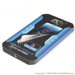 Displejs iPhone 15 ar Skārienjūtīgo stiklu un apkart ramiti, JK Soft Oled Kopija Melns