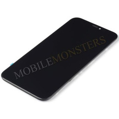 Lcd iPhone XR Compatible HQ, with Touchscreen, lens and front frame Black