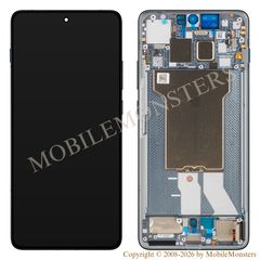 Displejs Motorola Edge 70 ar Skārienjūtīgo stiklu un apkart ramiti (Service pack) Pelēks