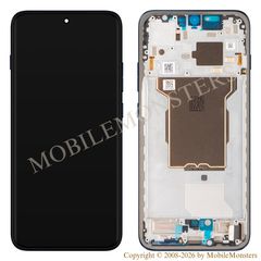 Дисплей Motorola Edge 70 Pro с Тачскрином, стеклом и рамкой (Service pack) Titanium