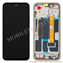 Displejs Oppo A6 4G ar Skārienjūtīgo stiklu un apkart ramiti (Service pack) Zelts