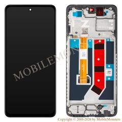Displejs Oppo A79 ar Skārienjūtīgo stiklu un apkart ramiti (Service pack) Melns
