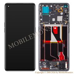 Lcd Oppo Find X5 with Touchscreen, lens and front frame (Service pack) Black