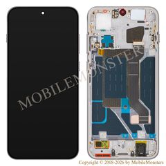 Displejs Oppo Find X9 ar Skārienjūtīgo stiklu un apkart ramiti (Service pack) Pelēks