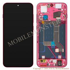 Displejs Oppo Find X9 ar Skārienjūtīgo stiklu un apkart ramiti (Service pack) Sarkans