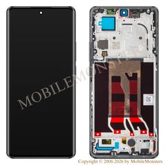 Displejs Oppo Reno10 Pro ar Skārienjūtīgo stiklu un apkart ramiti (Service pack) Pelēks