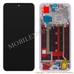 Displejs Oppo Reno13 Pro ar Skārienjūtīgo stiklu un apkart ramiti (Service pack) Violets