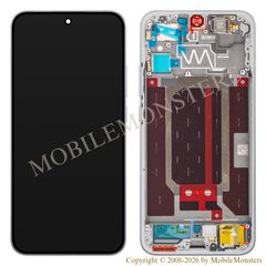 Displejs Oppo Reno15 ar Skārienjūtīgo stiklu un apkart ramiti (Service pack) Balts