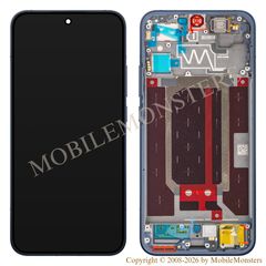 Displejs Oppo Reno15 ar Skārienjūtīgo stiklu un apkart ramiti (Service pack) Zils