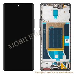 Displejs Realme 14 Pro ar Skārienjūtīgo stiklu un apkart ramiti (Service pack) Pelēks
