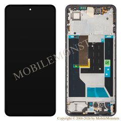 Displejs Realme 14T ar Skārienjūtīgo stiklu un apkart ramiti (Service pack) Melns