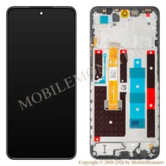 Displejs Realme 14x ar Skārienjūtīgo stiklu un apkart ramiti (Service pack) Melns