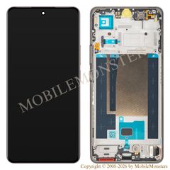Lcd Realme 16 Pro+ with Touchscreen, lens and front frame (Service pack) Pink