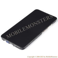 Дисплей Realme 7i с Тачскрином, стеклом и рамкой, (Service pack) Чёрный 