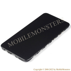 Lcd Samsung SM-A025F Galaxy A02s with Touchscreen, lens and front frame Black