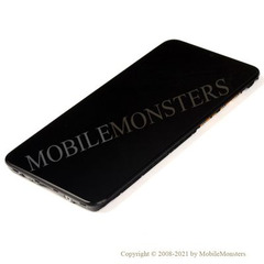 Дисплей Samsung SM-A105F Galaxy A10 с Тачскрином, стеклом и рамкой, (Service pack) Чёрный