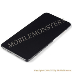 Displejs Samsung SM-A235F Galaxy A23 ar Skārienjūtīgo stiklu un apkart ramiti, (Service pack) Melns