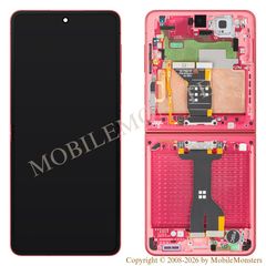 Дисплей Samsung SM-F766 Galaxy Z Flip 7 5G с Тачскрином, стеклом и рамкой (Service pack) Красный