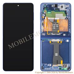 Дисплей Samsung SM-F766 Galaxy Z Flip 7 5G с Тачскрином, стеклом и рамкой (Service pack) Синий