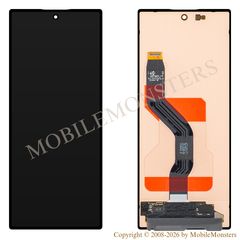 Displejs Samsung SM-F956B Galaxy Z Fold 6 ar Skārienjūtīgo stiklu, SUB outer, (Service pack) Melns
