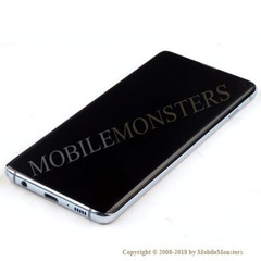 Дисплей Samsung SM-G973F Galaxy S10 с Тачскрином, стеклом и рамкой Синий