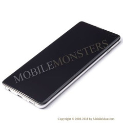 Дисплей Samsung SM-G975F Galaxy S10+ с Тачскрином, стеклом и рамкой Белый