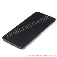 Displejs Xiaomi Redmi 14c (2409BRN2CY) ar Skārienjūtīgo stiklu un apkart ramiti Melns 