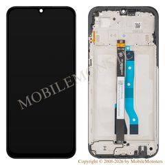 Displejs Xiaomi Redmi 15c 5G (2508CRN2BE) ar Skārienjūtīgo stiklu un apkart ramiti, (Service pack), EU versija Melns