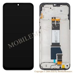 Displejs Xiaomi Redmi 15c 5G (2508CRN2BE) ar Skārienjūtīgo stiklu un apkart ramiti, (Service pack), Global versija Melns 