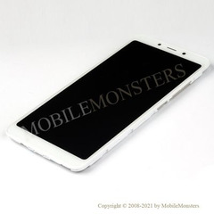 Lcd Xiaomi Redmi 6a (M1804C3CG) with Touchscreen, lens and front frame White