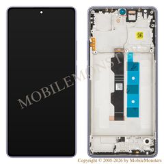 Дисплей Xiaomi Redmi Note 13 Pro 4G (23117RA68G) с Тачскрином, стеклом и рамкой (Service pack) Фиолетовый