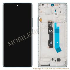 Lcd Xiaomi Redmi Note 14 Pro 4G with Touchscreen, lens and front frame (Service pack) Blue