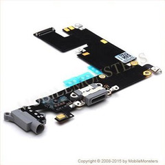 Шлейф iPhone 6 Plus (A1524) Системный коннектор Чёрный