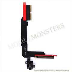 Шлейф iPad 4gen 3G (A1458, A1460) Коннектор наушников