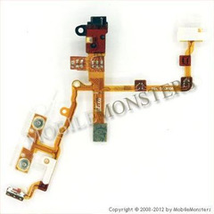 Flex iPhone 3g Earphone connector Black