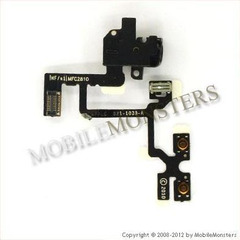 Šleife iPhone 4 Austiņu konektors Melns