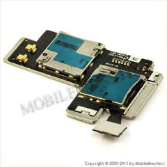 Flex Samsung N7100 Galaxy Note II (2) Sim and Memory card reader
