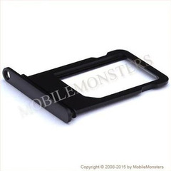Sim kartes turētājs iPhone 7 (A1778) Melns