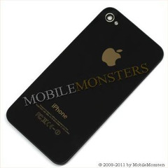 Cover iPhone 4s (A1387) Battery cover Black