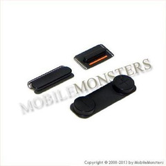 Button iPhone 5 (A1429) Buttons set On/Off, Volume, Mute keys Black