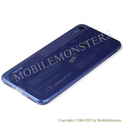 Korpuss Huawei Honor 8a (JAT-L41) Baterijas vāciņš, ar Fingerprint sensoru Zils