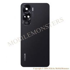 Korpuss Huawei Honor 90 Lite (CRT-NX1) Baterijas vāciņš (Service pack) Melns