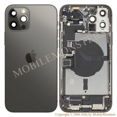 Cover iPhone 12 Pro Max (A2411) Middle cover, Battery cover, (Used condition A) Black
