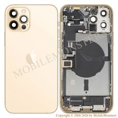 Cover iPhone 12 Pro Max (A2411) Middle cover, Battery cover, (Used condition A) Gold